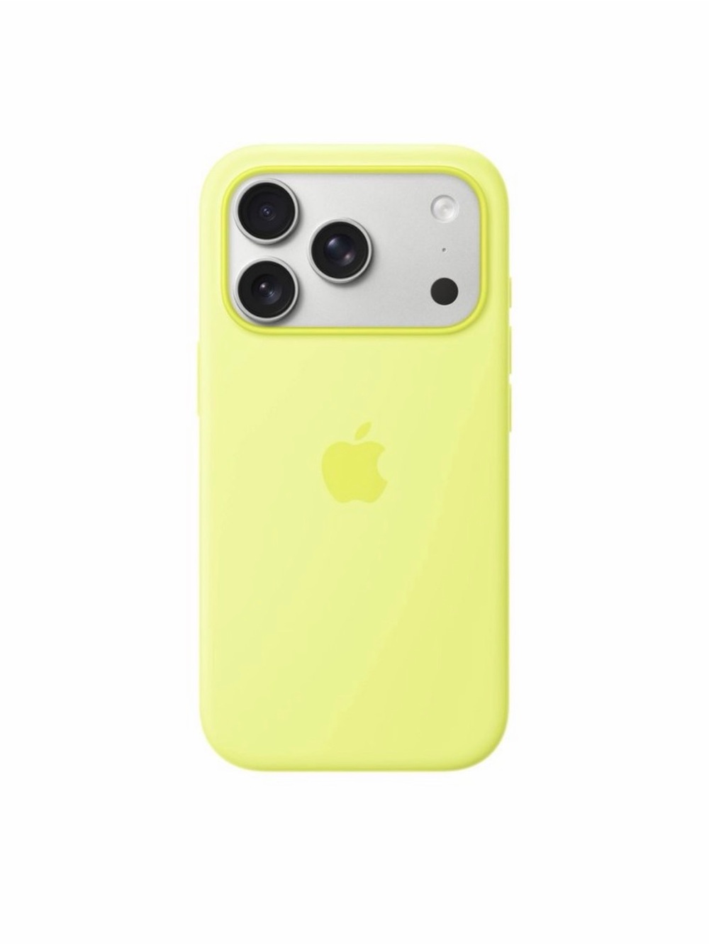 Apple Yellow Silicone iPhone Case - iPhone 17 Pro